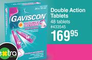 Gaviscon Double Action Tablets 48 Tablets 433545