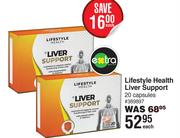 Lifestyle Health Liver Support 20 Capsules 389897-Each