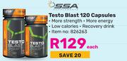 SSA Testo Blast 120 Capsules-Each