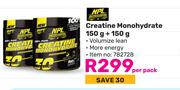 NPL Creatine Monohydrate 150g + 150g-Per Pack