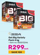 SSA Get Big Variety Pack-4kg Each