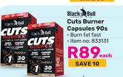 Black Bull Cuts Burner Capsules-90s Each