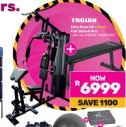 Trojan Elite Gym 1.0 + Free Flat Bench Pro