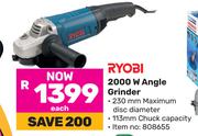 Ryobi 2000W Angle Grinder