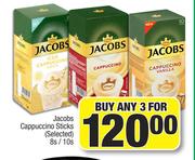 Jacobs Cappuccino Sticks (Selected)-For Any 3 x 8's/10's Pack