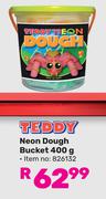 Teddy Neon Dough Bucket 826132-400g