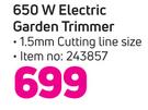 Trimtech 650 W Electric Garden Trimmer
