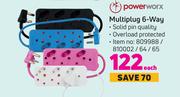 Powerworx Multiplug 6 Way-Each
