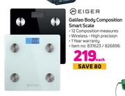 Eiger Galileo Body Composition Smart Scale-Each 