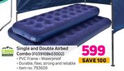Camp Master Single And Double Airbed Combo F03910BK030D2