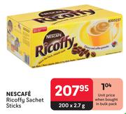 Nescafe Ricoffy Sachet Sticks-200 x 2.7g