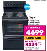 Univa 4-Plate Cable Stove U116B