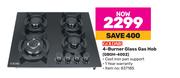 Goldair 4-Burner Glass Gas Hob GBGH-4002