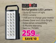 Magneto Rechargeable LED Lantern-Each