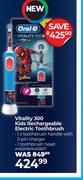 Oral-B Vitality 300 Kids Rechargeable Electric Toothbrush