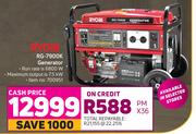 Ryobi RG-7900K Generator