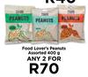 Food Lover's Peanuts Assorted-For Any 2 x 400g