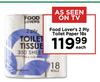 Food Lover's 2 Ply Toilet Paper 18s-Each