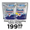 Finish All In 1 Dishwashing Tablets-50s/ 56s Each