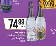 Annabelle Cuvee Rose Or Blanche Sparkling Wine-750ml Each