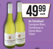 Du Toitskloof Sauvignon Blanc,Chardonnay Or Chenin Blanc-750ml Each