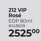 Carolina Herrera 212 VIP Rose EDP 143609-80ml 