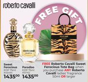 Roberto Cavalli Sweet Ferocious EDP 455490-75ml
