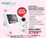 Angel Care AC25 Baby Movement Monitor With Video & Sound