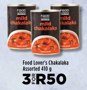 Food Lover's Chakalaka Assorted-For 3 x 410g