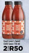 Food Lover's Sweet Chilli Sauce-For 2 x 750ml