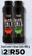 Food Lover's Braai Salts-For 2 x 400g
