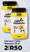 Food Lover's Canola Mayonnaise-For 2 x 750ml