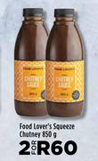 Food Lover's Squeeze Chutney-For 2 x 850g