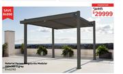 Naterial Persea Pergola Alu Modular 320 x 360 Dark Grey 81452765