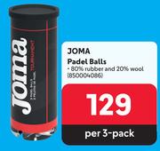 Joma Padel Balls-Per 3 Pack