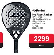 Dunlop Pro Padel Racket-Each