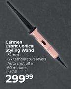 Carmen Esprit Conical Styling Wand