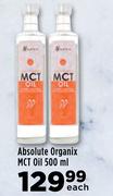 Absolute Organix MCT Oil-500ml Each