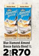 Blue Diamond Almond Breeze Barista Blend-For 2 x 1L