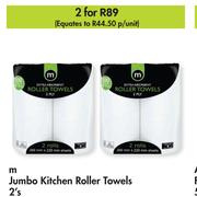 M Jumbo Kitchen Roller Towels-For 2 x 2's