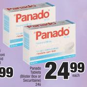 Panado Tablets (Blister Box Or Securitaine_-24s Each