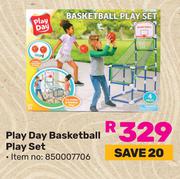 Play Day Basketball Play Set