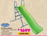 Bounceking 6 Ft wavy Slide