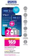 2 x Vivo Y1s 4G Smartphone-On Red Flexi 130