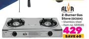 Alva 2-Burner Gas Stove GCS04