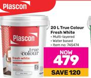 Plascon True Colour Fresh White-20ltr 