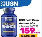USN Fast Grown Aminos 60s-Each