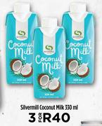 Silvermill Coconut Milk-For 3 x 330ml
