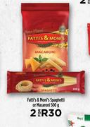 Fatti's & Moni's Spaghetti Or Macaroni-For 2 x 500g