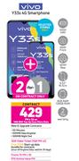 2 x Vivo Y33s 4G Smartphone-On 1GB Red Top Up Core More Data + On Promo 70